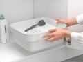 Pojemnik do zmywania z ociekaczem Brabantia 302688 jasnoszary
