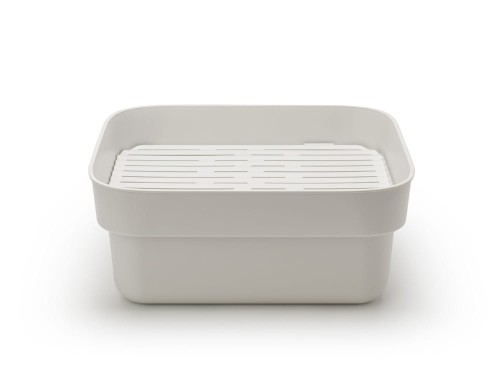 Pojemnik do zmywania z ociekaczem Brabantia 302688 jasnoszary
