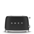 Toster Smeg TSF01BLMEU, 2 kromki, czarny mat