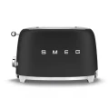 Toster Smeg TSF01BLMEU, 2 kromki, czarny mat