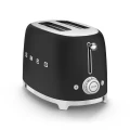 Toster Smeg TSF01BLMEU, 2 kromki, czarny mat