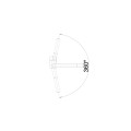 Bateria Blanco Linus Stal szczotkowana 517183