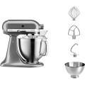 Mikser KitchenAid Artisan 5 / 185 MS 5KSM185PSEMS srebrzystopopielaty