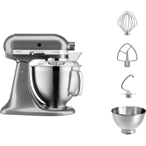 Mikser KitchenAid Artisan 5 / 185 MS 5KSM185PSEMS srebrzystopopielaty