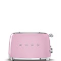 Toster Smeg TSF03PKEU, pastelowy róż, 4 kromki