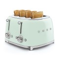 Toster Smeg TSF03PGEU, pastelowa zieleń, 4 kromki
