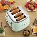 Toster Smeg TSF03PGEU, pastelowa zieleń, 4 kromki