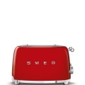 Toster Smeg TSF03RDEU, czerwony, 4 kromki