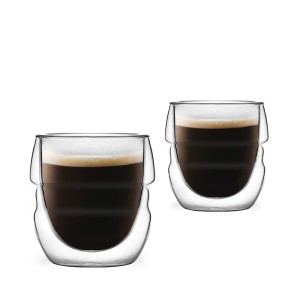 Vialli - 2 szklanki do espresso z podwójną ścianką 70ml Sferico 7947