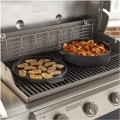 Żeliwny kociołek Weber 2-w 1 Dutch Oven z żeliwną patelnią / pokrywką Griddle, 8857