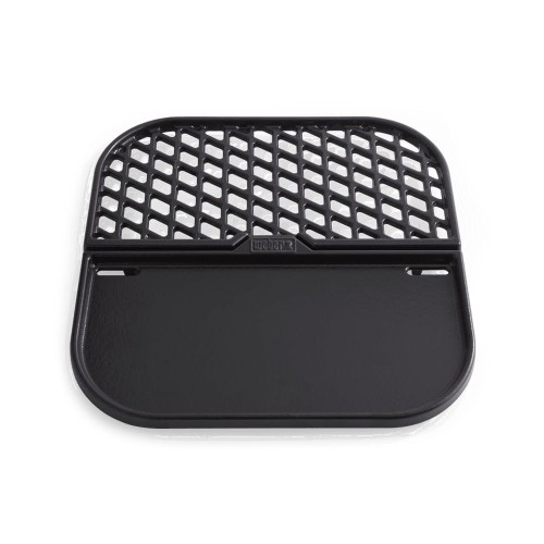 Wielofunkcyjny wkład Weber GBS 2 w 1 - płyta żeliwna Griddle połączona z żeliwnym rusztem Sear Great, 8858