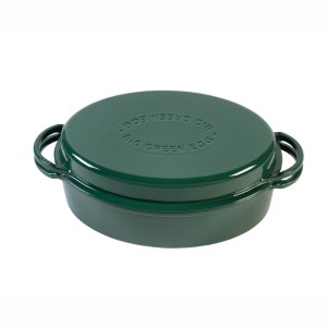 BIG GREEN EGG - Garnek żeliwny owalny / Green Dutch Oven Oval (117670)