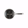 3-ply Patelnia Saute do Jajek Stal Nierdzewna Le Creuset 20cm, srebrna