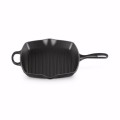 Kwadratowa Patelnia Grillowa z Dwoma Uchwytami Żeliwo Le Creuset 26cm, czarna