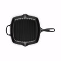 Kwadratowa Patelnia Grillowa z Dwoma Uchwytami Żeliwo Le Creuset 26cm, czarna