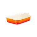 Prostokątna Forma do Zapiekania Kamionka Le Creuset 32cm / 4l, płomienna