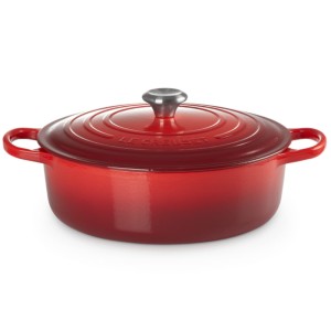Garnek Le Creuset Gourmet Żeliwo 30cm / 6.2l, wiśniowy