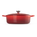 Garnek Gourmet Żeliwo 30cm / 6.2l, wiśniowy