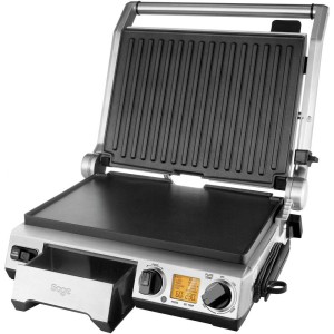 Elektryczny grill kontaktowy Sage BBQ z sondą Smart Grill SGR840BSS