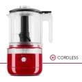 Bezprzewodowy malakser KitchenAid 1,1L 5KFCB519EER czerwony