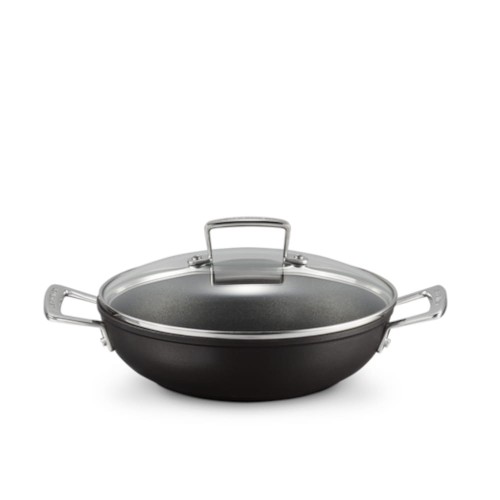 Patelnia profesjonalna Le Creuset ze szklaną pokrywką aluminium nieprzywierające 30cm / 3,6L