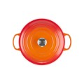 Okrągła Brytfanna Żeliwo Le Creuset 22cm / 3.3L, płomienna