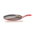Patelnia do Naleśników Żeliwo Le Creuset 27cm, wiśniowa