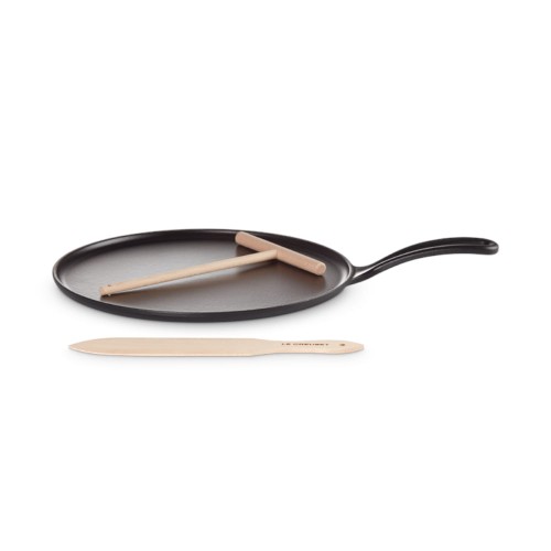 Patelnia do Naleśników Żeliwo Le Creuset 27cm, czarna