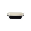 Głęboka Prostokątna Forma do Pieczenia Le Creuset Kamionka 31cm / 1.9L czarny błyszczący