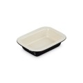 Głęboka Prostokątna Forma do Pieczenia Le Creuset Kamionka 31cm / 1.9L czarny błyszczący