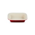 Głęboka Prostokątna Forma do Pieczenia Le Creuset Kamionka 31cm / 1.9L wiśniowa