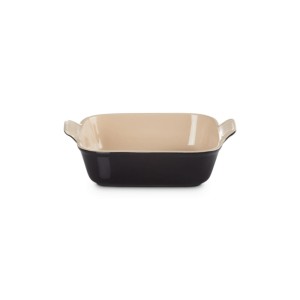 Kwadratowa Forma do Zapiekania Tradycyjna Le Creuset 23cm / 2.8L czarny błyszczący