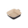 Kwadratowa Forma do Zapiekania Tradycyjna Le Creuset 23cm / 2.8L czarny błyszczący