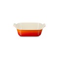 Kwadratowa Forma do Zapiekania Tradycyjna Le Creuset 23cm / 2.8L płomienny