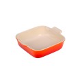 Kwadratowa Forma do Zapiekania Tradycyjna Le Creuset 23cm / 2.8L płomienny
