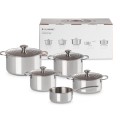 3-ply Plus Zestaw 5 szt. Naczyń do Gotowania Le Creuset Stal Nierdzewna