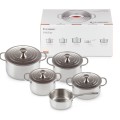 3-ply Plus Zestaw 5 szt. Naczyń do Gotowania Le Creuset Stal Nierdzewna