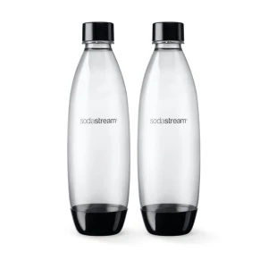 Zestaw butelek do saturatora SodaStream Fuse 2 x 1L czarne (do zmywarki)