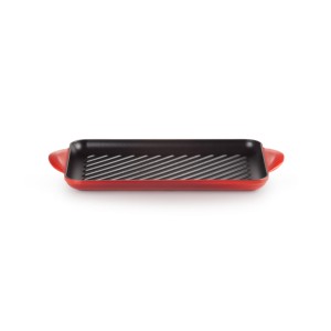 Płyta grillowa prostokątna Le Creuset 32x22cm wiśniowa