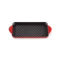 Płyta grillowa prostokątna Le Creuset 32x22cm wiśniowa