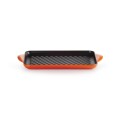 Płyta grillowa prostokątna Le Creuset 32x22cm płomienna