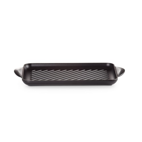 Płyta grillowa prostokątna Le Creuset 32x22cm czarna