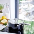 Rondel emaliowany 18cm KitchenAid - czarny