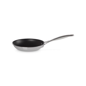 3-ply Plus Le Creuset płytka patelnia stal nierdzewna nieprzywierająca 20cm
