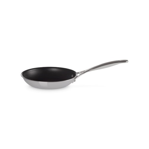 3-ply Plus Le Creuset płytka patelnia stal nierdzewna nieprzywierająca 20cm