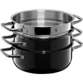 WMF - Zestaw garnków FTec Compact Black 4 el.czarny 0515615290