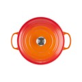 Okrągła Brytfanna Le Creuset Żeliwo płomienna 28cm / 6.7L