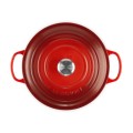 Okrągła Brytfanna Le Creuset Żeliwo wiśniowa 28cm / 6.7L