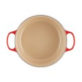 Okrągła Brytfanna Le Creuset Żeliwo wiśniowa 28cm / 6.7L