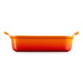 Prostokątna Forma do Zapiekania Kamionka Le Creuset 26cm / 2.4L płomienna